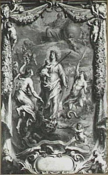 Last Judgement Oil Painting by Abraham van Diepenbeeck