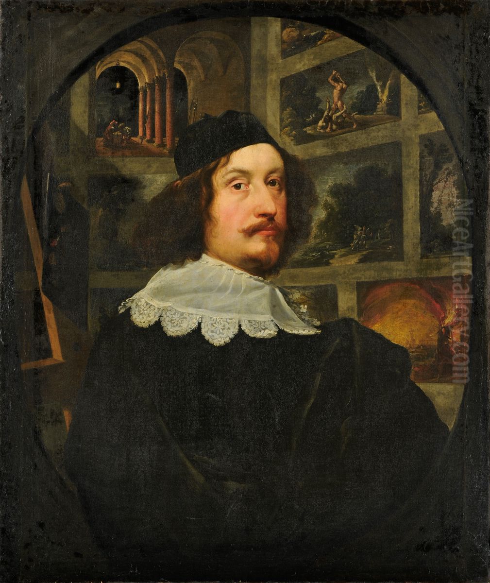Portrait of a painter Oil Painting by Sir Anthony Van Dyck