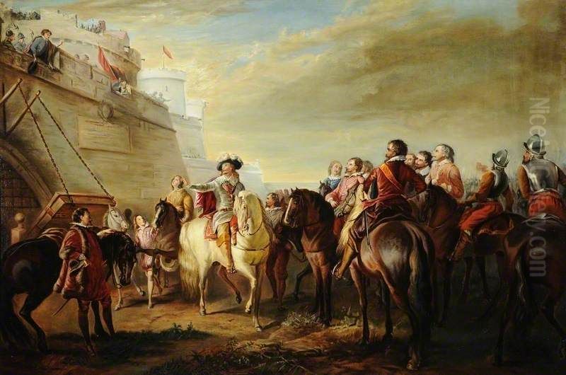 Charles I before Hull Oil Painting by Joseph Parrocel