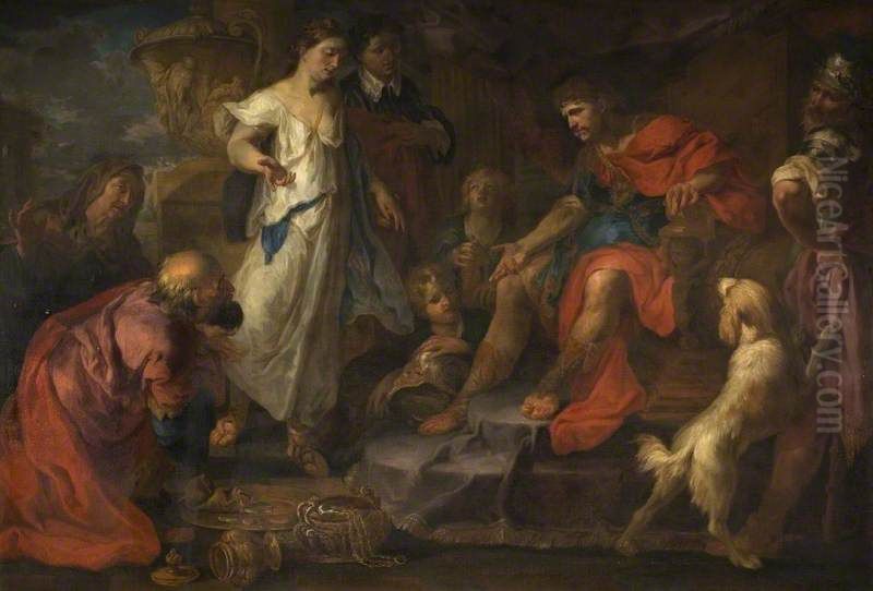 The Continence of Scipio Oil Painting by Simon Vouet