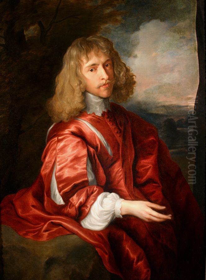 Portrait of Robert Dormer, 1st Earl of Carnarvon Oil Painting by Sir Anthony Van Dyck