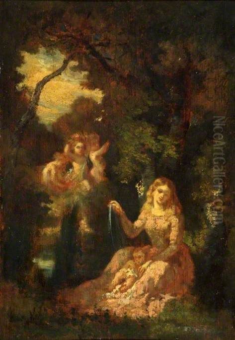 Le reve Oil Painting by Narcisse Virgilio Diaz