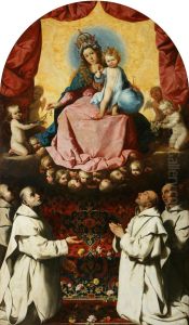 The Virgin of the Rosary venerated by Carthusians. The Virgin of the Rosary venerated by Carthusians.