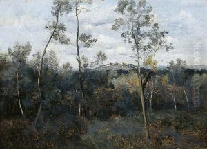 Le Mont-Valerien. Vue prise des bois de Meudon
