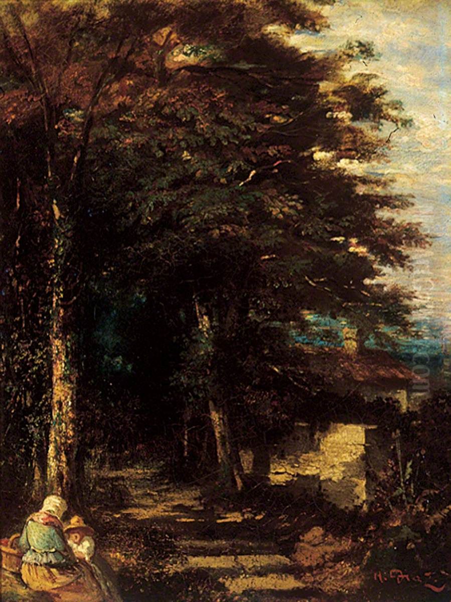 Path through Trees Oil Painting by Narcisse Virgilio Diaz