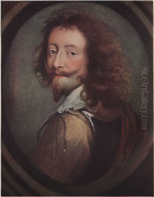 Portrait of Albert de Ligne, Prince of Barbancon and Arenberg Oil Painting by Sir Anthony Van Dyck