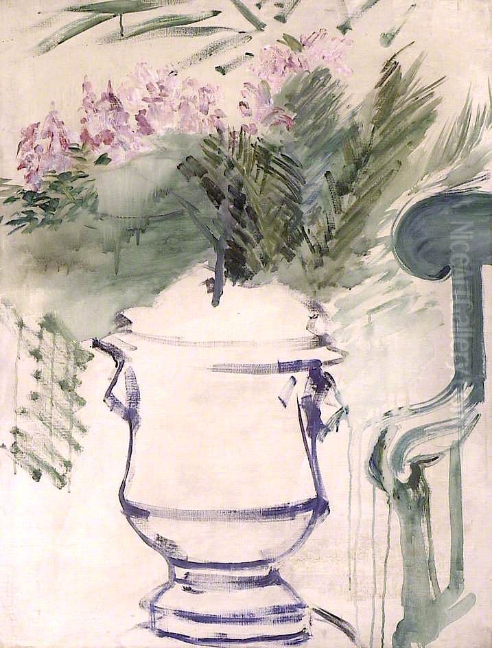 Vase de jardin Oil Painting by Edouard Manet