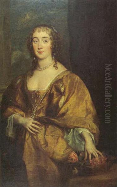 Portrait of Dorothy Sidney, Countess of Sunderland Oil Painting by Sir Anthony Van Dyck
