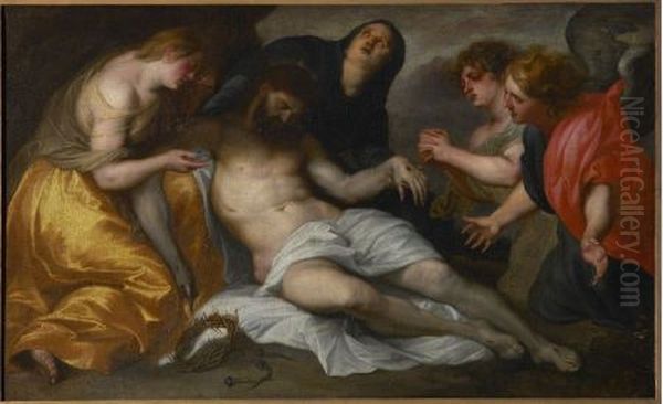 The lamentation over the dead Christ Oil Painting by Sir Anthony Van Dyck