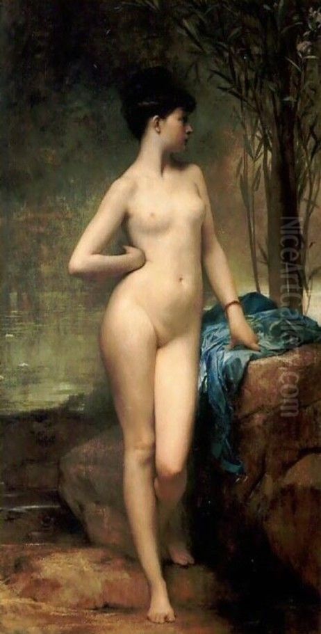 Chloe Oil Painting by Jules Lefebvre