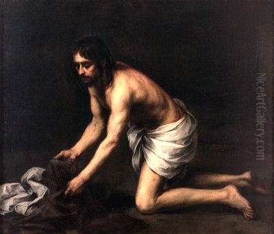 Christ after the Flagellation Oil Painting by Bartolome Esteban Murillo