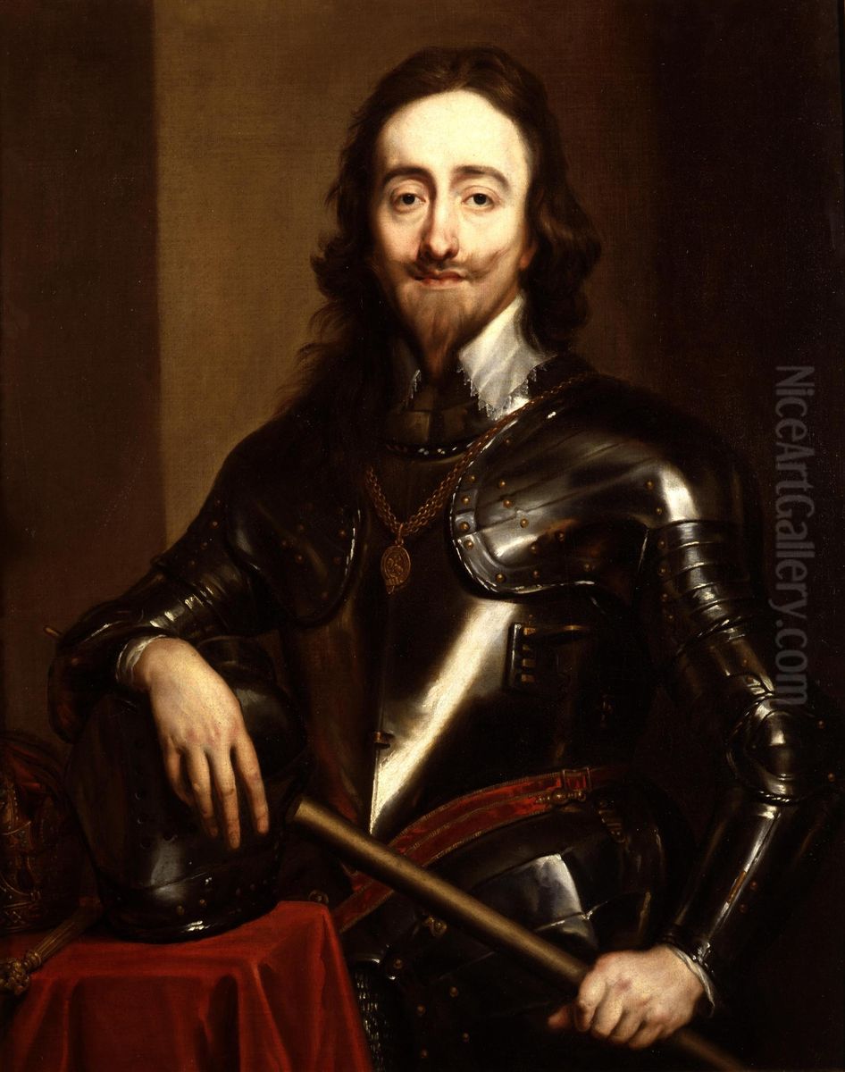 Charles I of England Oil Painting by Sir Anthony Van Dyck