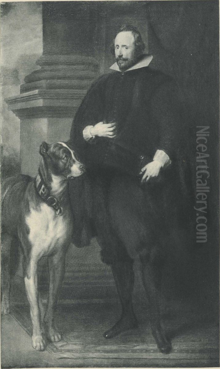 Portrait of Wolfgang Wilhelm von der Pfaltz-Neuburg, (1578-1653) Oil Painting by Sir Anthony Van Dyck