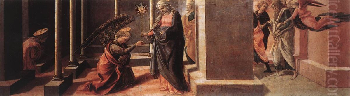 Announcement of the Death of the Virgin Oil Painting by Filippo Lippi