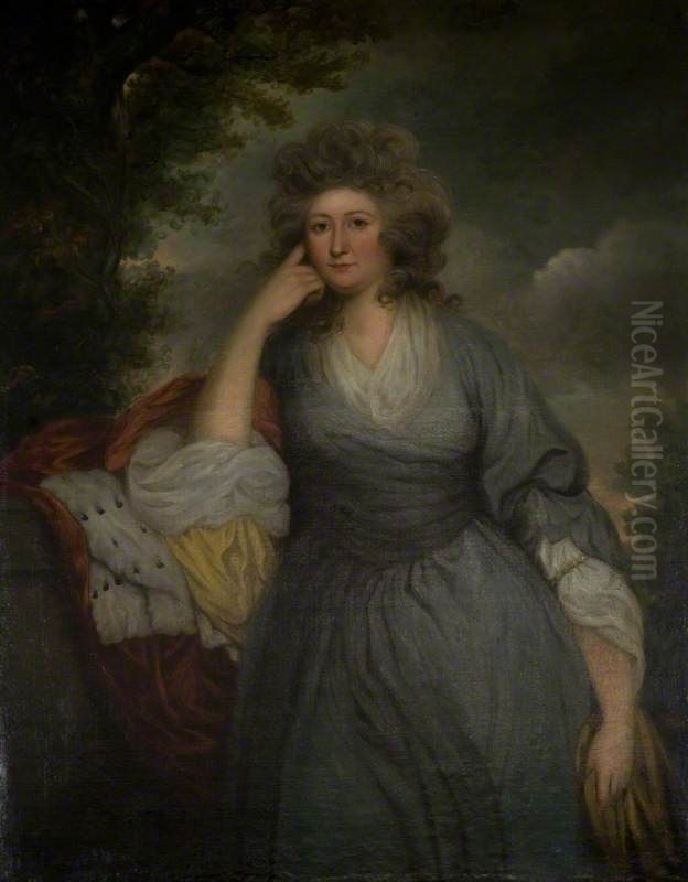 Anne Watts, Wife of the 11th Earl of Cassillis Oil Painting by Mather Brown