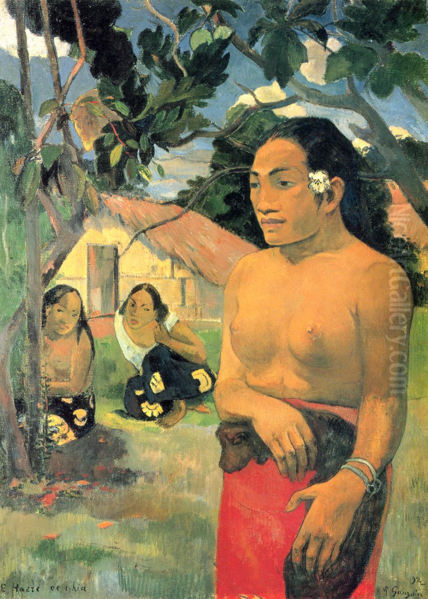 Where are you going? (I) Oil Painting by Paul Gauguin