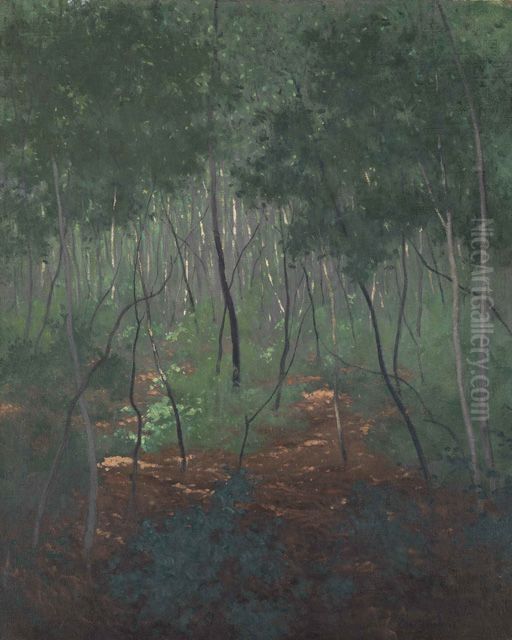 Waldinneres Oil Painting by Felix Vallotton