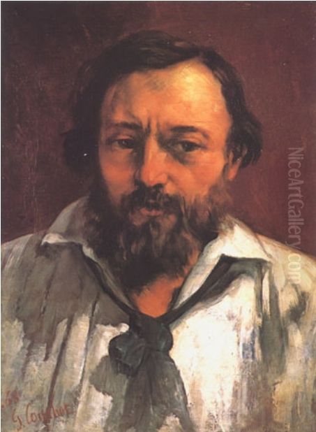 Portrait de Pierre Dupont Oil Painting by Gustave Courbet