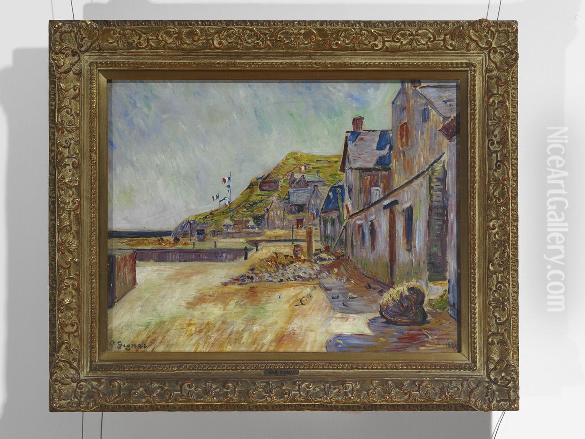 Port-en-Bessin. 14th July Oil Painting by Paul Signac