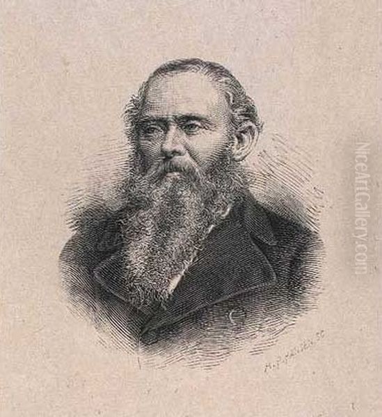Henrik Nikolai Kroyer Oil Painting by Hans Peter Hansen