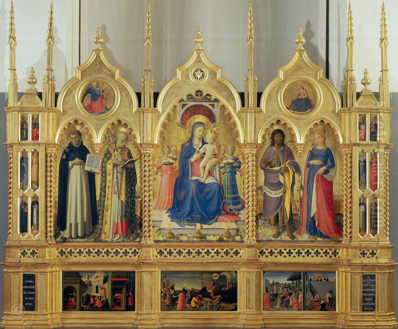 Perugia Altarpiece Oil Painting by Fra Angelico
