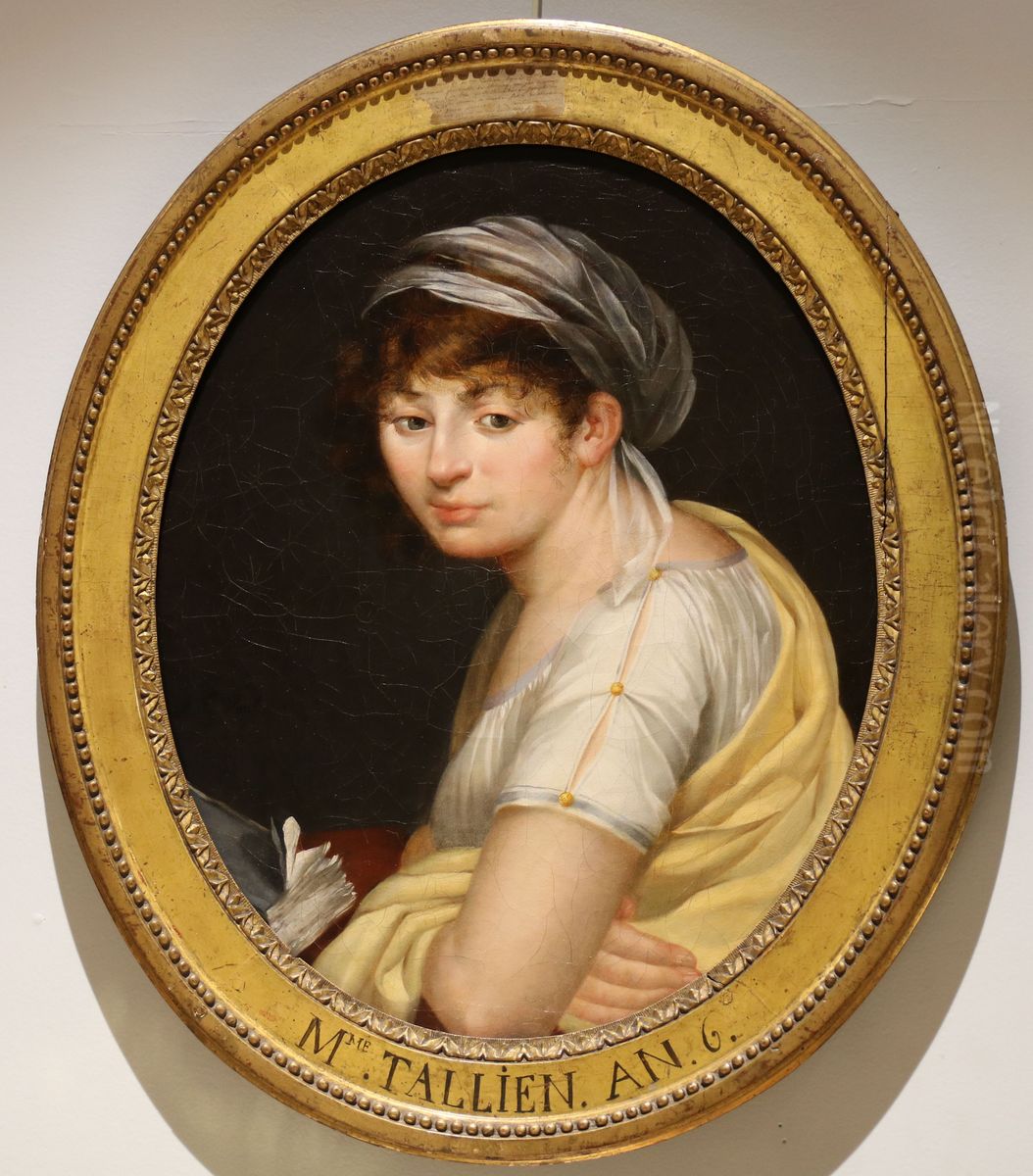 Portrait de Madame Tallien Oil Painting by Adele Varillat
