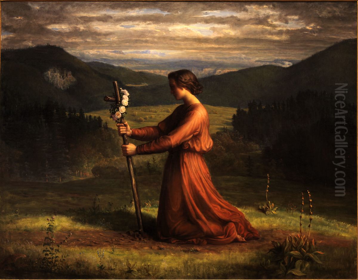 Poem of the Soul - Reality Oil Painting by Louis Janmot