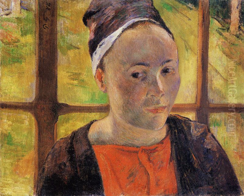 Portrait presume de Marie Lagadu Oil Painting by Paul Gauguin