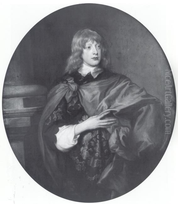 Portrait of Charles, Lord Herbert of Shurland (1619-1635) Oil Painting by Sir Anthony Van Dyck