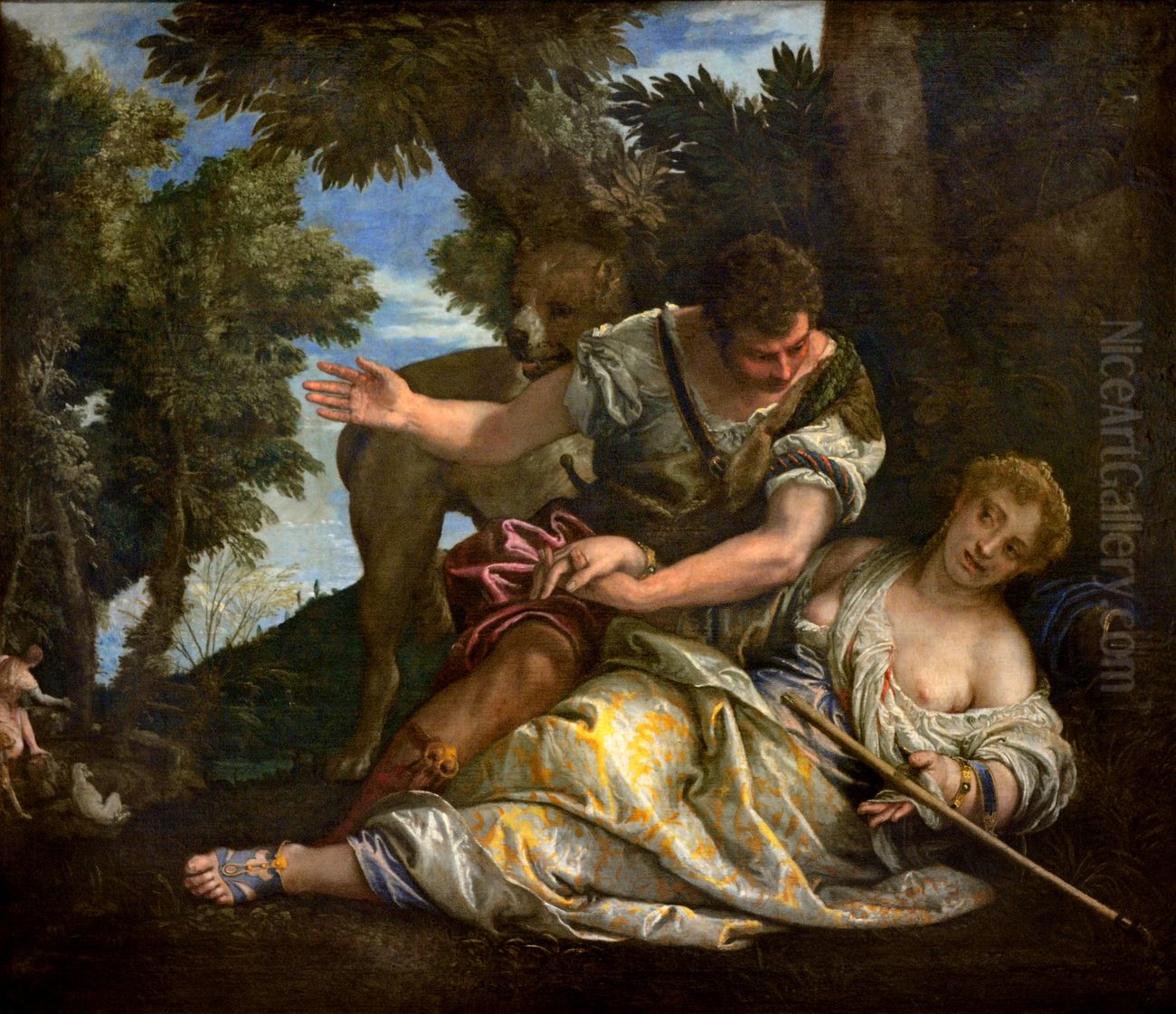 Cephale et Procris Oil Painting by Paolo Veronese (Caliari)