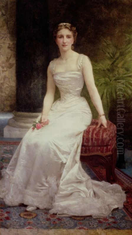 Madame Victor Olry Roederer Oil Painting by William-Adolphe Bouguereau