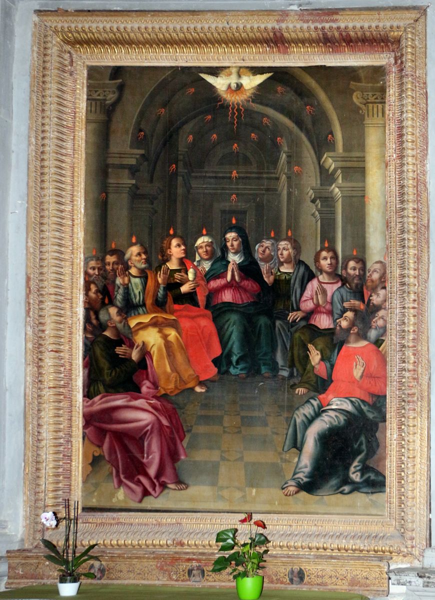 Pentecost Oil Painting by Plautilla Nelli