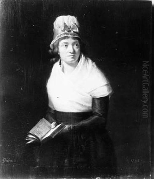Madame Grobon mere du peintre Oil Painting by Jean-Michel Grobon