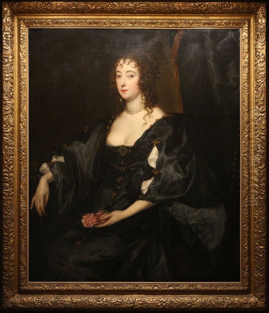 Portrait of The Hon. Margaret Wotton, Lady Tufton Oil Painting by Sir Anthony Van Dyck
