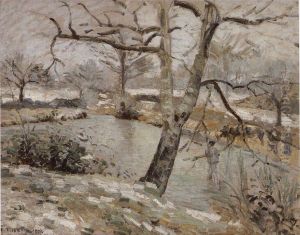 Teich von Montfoucault, Effekt im Winter