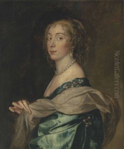 Portrait of a lady, believed to be Penelope, Lady Bayning (1620-1647), later Lady Herbert