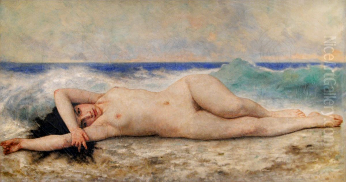 Ocean Nymph Oil Painting by William-Adolphe Bouguereau