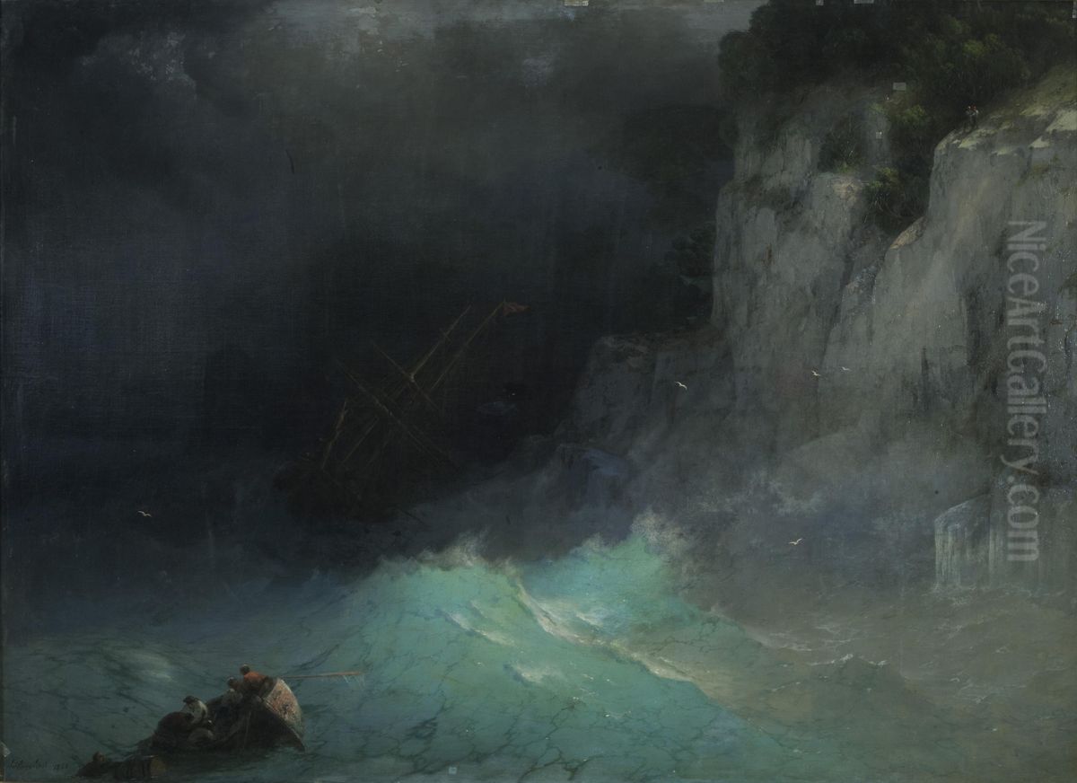 Storm Oil Painting by Ivan Aivazovsky