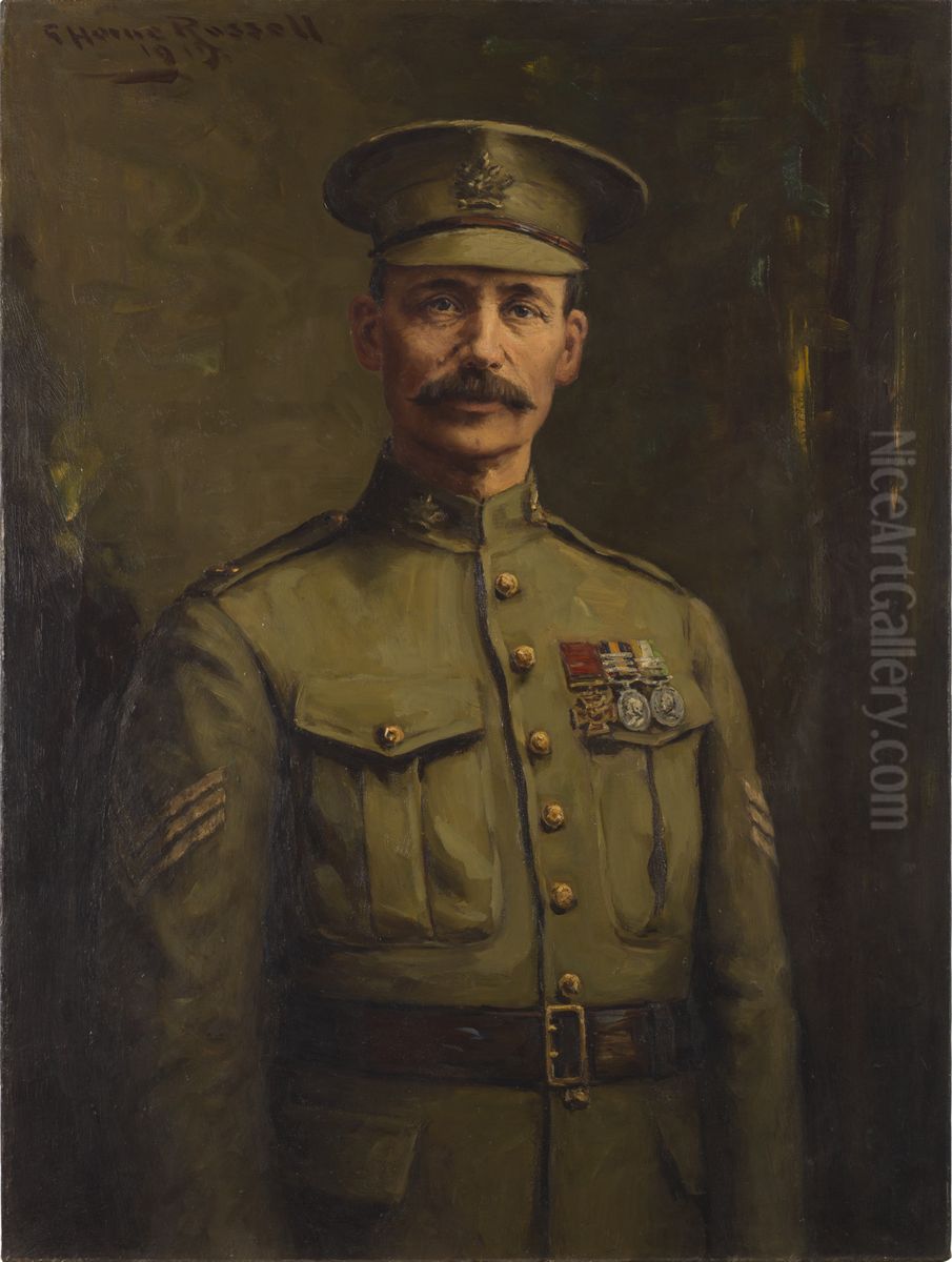 Sergeant Frederick Hobson, The Victoria Cross Oil Painting by George Horne Russell