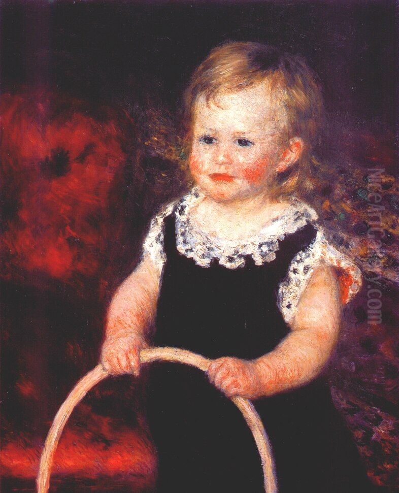 L'enfant au cerceau Oil Painting by Pierre Auguste Renoir