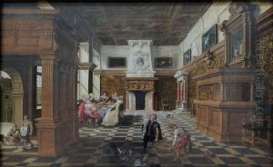 Saal mit dem Gleichnis vom armen Lazarus und dem reichen Mann