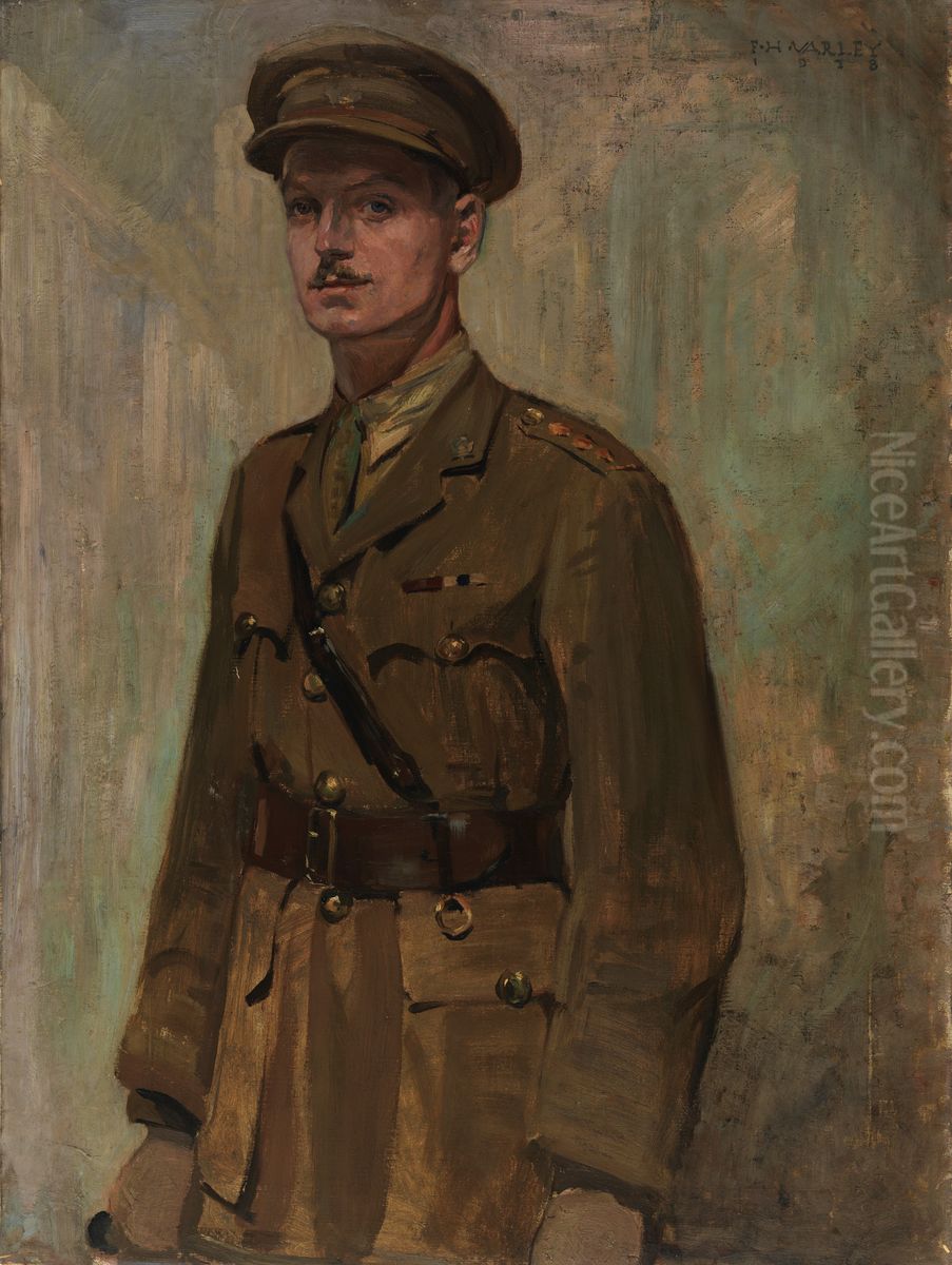 Captain C.P.J. O'Kelly, The Victoria Cross Oil Painting by Frederick Varley
