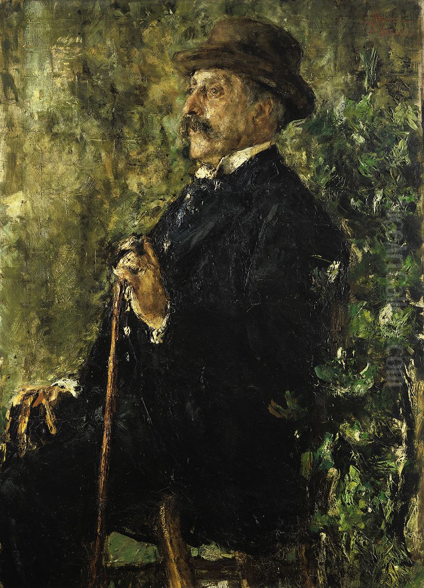 Portrait of John Lowell Gardner Oil Painting by Antonio Mancini