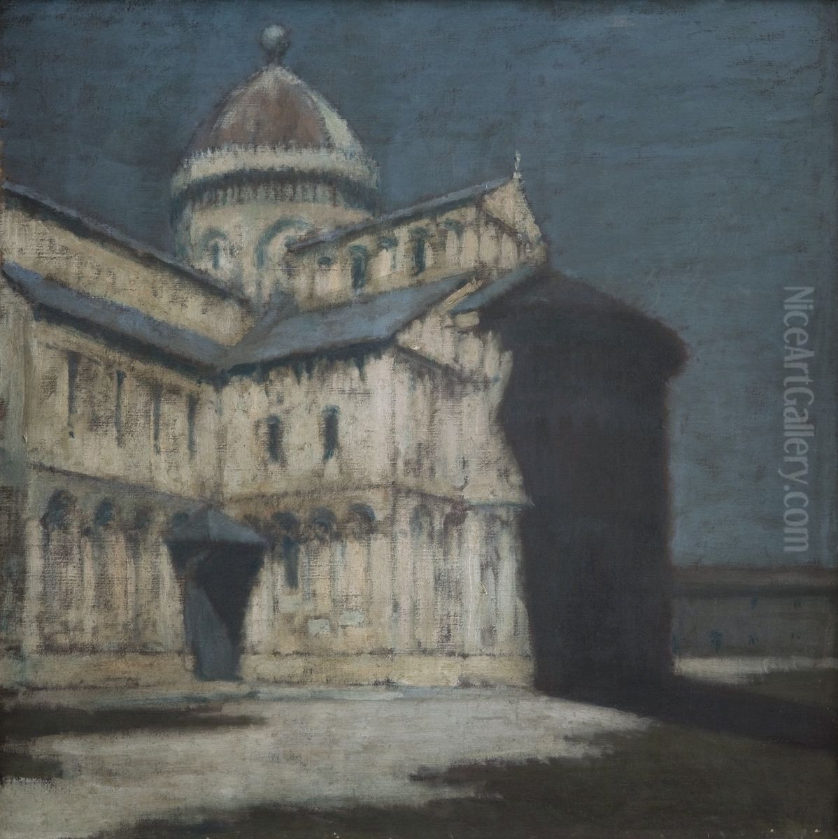 Katedra w Pizie Oil Painting by Olga Boznanska