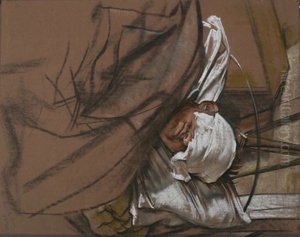 Mustard Gas Oil Painting by Eric Kennington