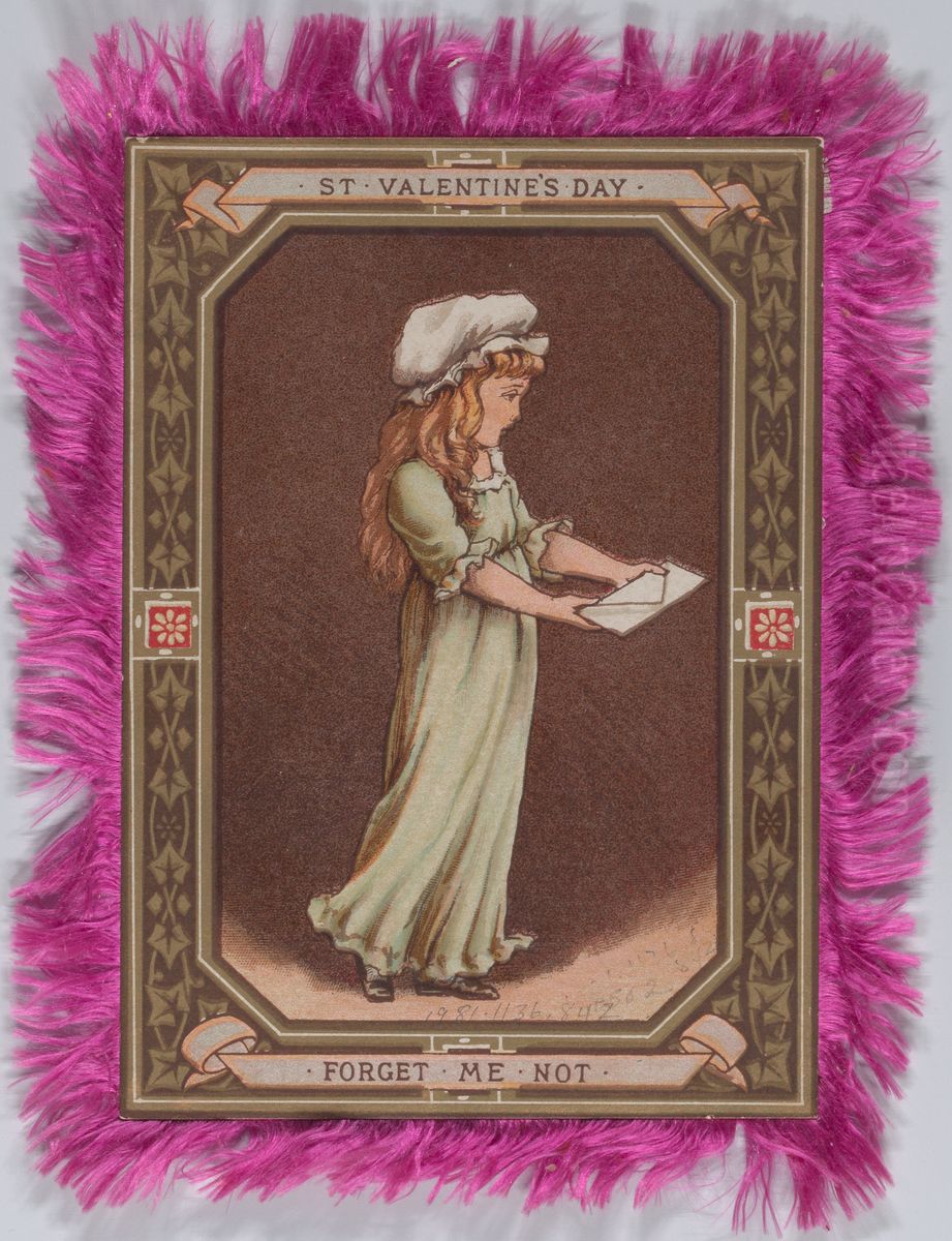 Valentine Oil Painting by Kate Greenaway