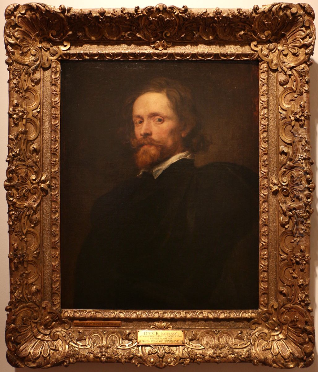 Portrait of the engraver Lucas Vorsterman I (c. 1595-1675) Oil Painting by Sir Anthony Van Dyck