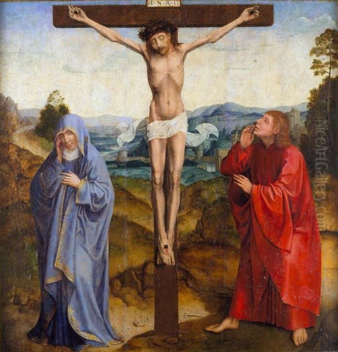 Calvary Oil Painting by Quinten Metsys