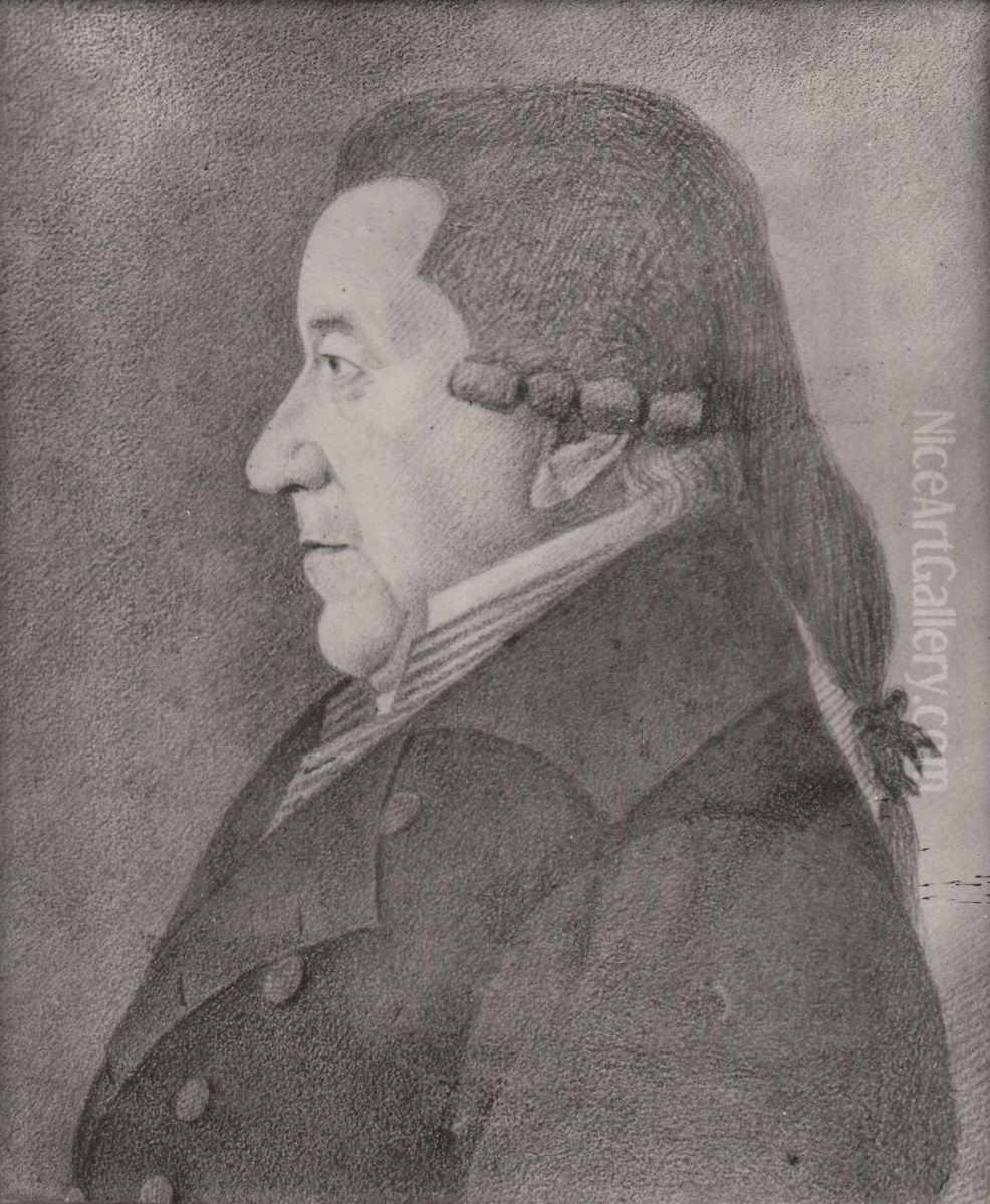Claus Koefoed Oil Painting by Johannes Finne Rosenvinge