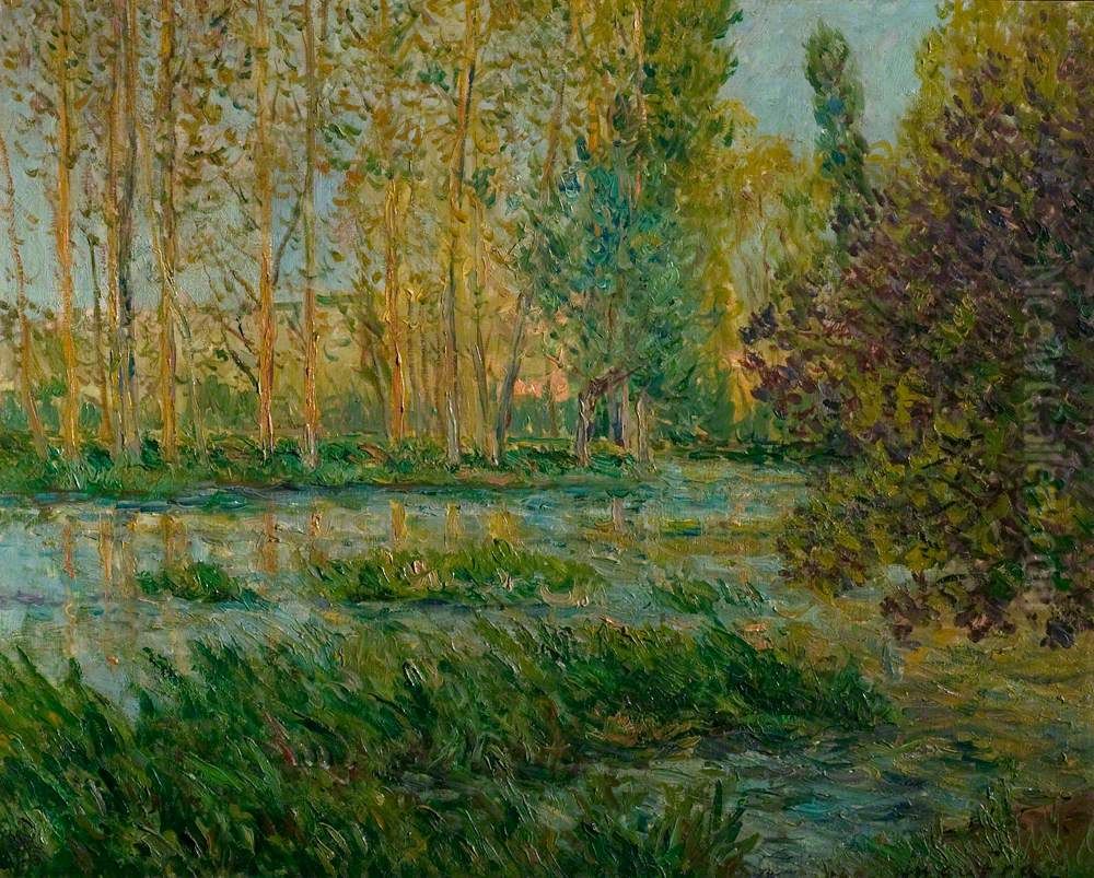 Bords du Loir Oil Painting by Maxime Maufra